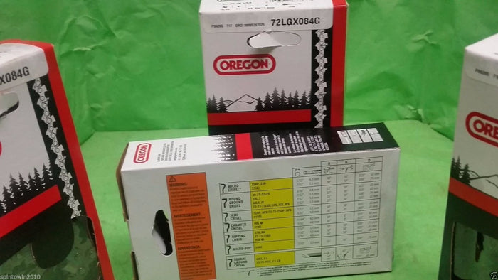 Oregon 72LGX084G Chainsaw Chain Powercut (4 Pack)