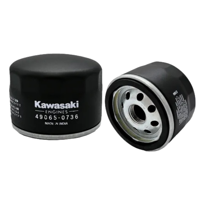 Kawasaki 49065-0736 Oil Filter (Replaces 49065-7021) OEM Engine Maintenance - OutdoorPowerDeals