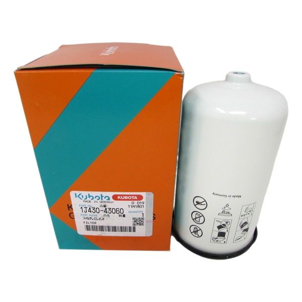 Kubota 1J430-43060 Fuel Filter w/Separator - OutdoorPowerDeals