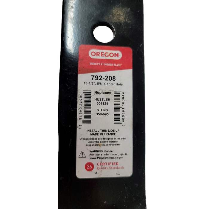 Oregon 792-208 Mower Blade 18-1/2