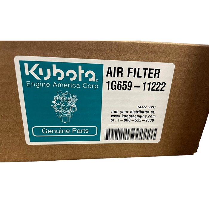 Kubota 1G659-11222 Air Filter - OutdoorPowerDeals