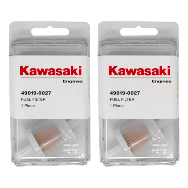 Kawasaki 49019-0027 Fuel Filter (2 Pack)