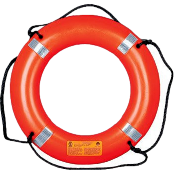 30" Ring Buoy SOLAS Approved 2.5S – USCG Compliant Life Ring Floatation Device