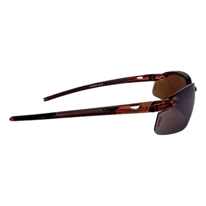 Radians Crossfire ES5 Bi-Focal Half Frame Safety Glasses Brown/Brown 2911715