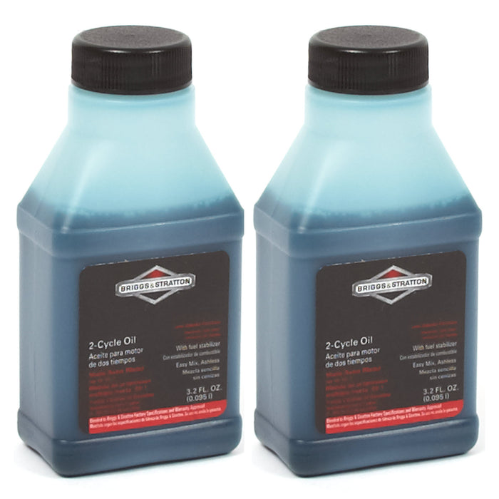 Briggs & Stratton 100107 2 Cycle Low Smoke Engine Oil 50:1 Mix (2 Pack)