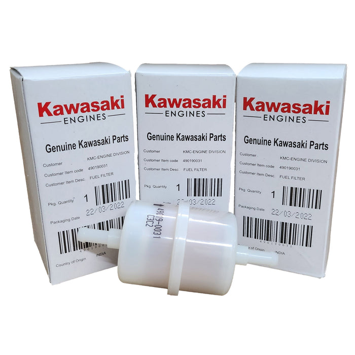Kawasaki 49019-0031 Fuel Filters (3 Pack)