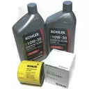 Kohler 52-50-02-S/K10W30S Oil Change Kit (2)10W30 Synthetic Blend with ZINC