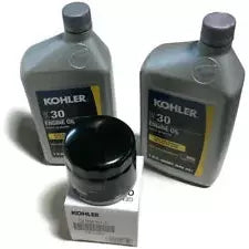Kohler 12-50-01-S/KSAE30 Oil Change Kit (2) SAE 30W with Zinc Oil and Oil Filter